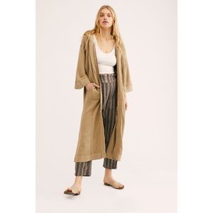 Free People • long cozy Yoko Cardi with hood!